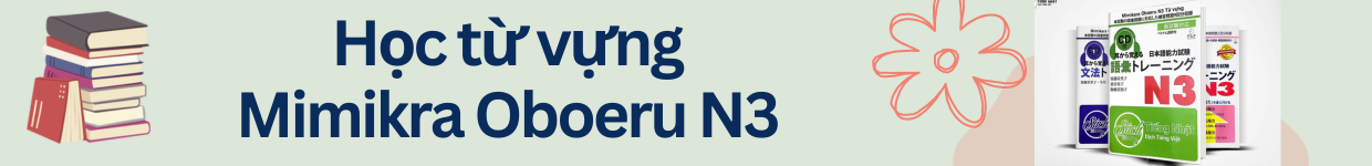 Học từ vựng Mimikara Oboeru N3