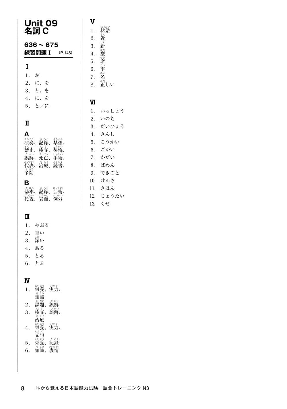 Đáp án đề thi jlpt 7/2024 N3