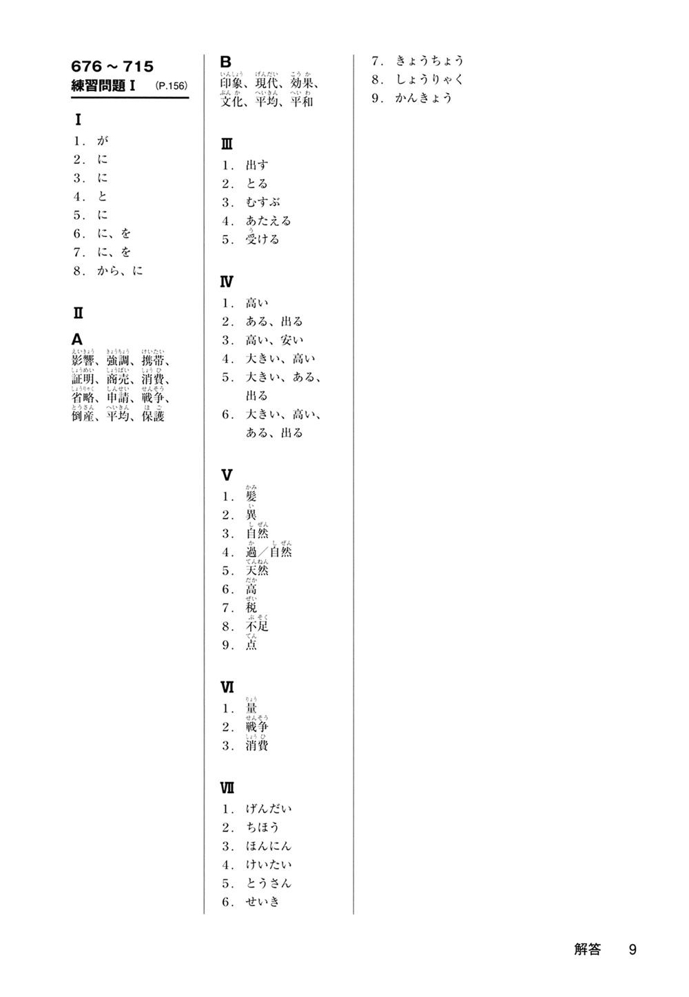 Đáp án đề thi jlpt 7/2024 N3