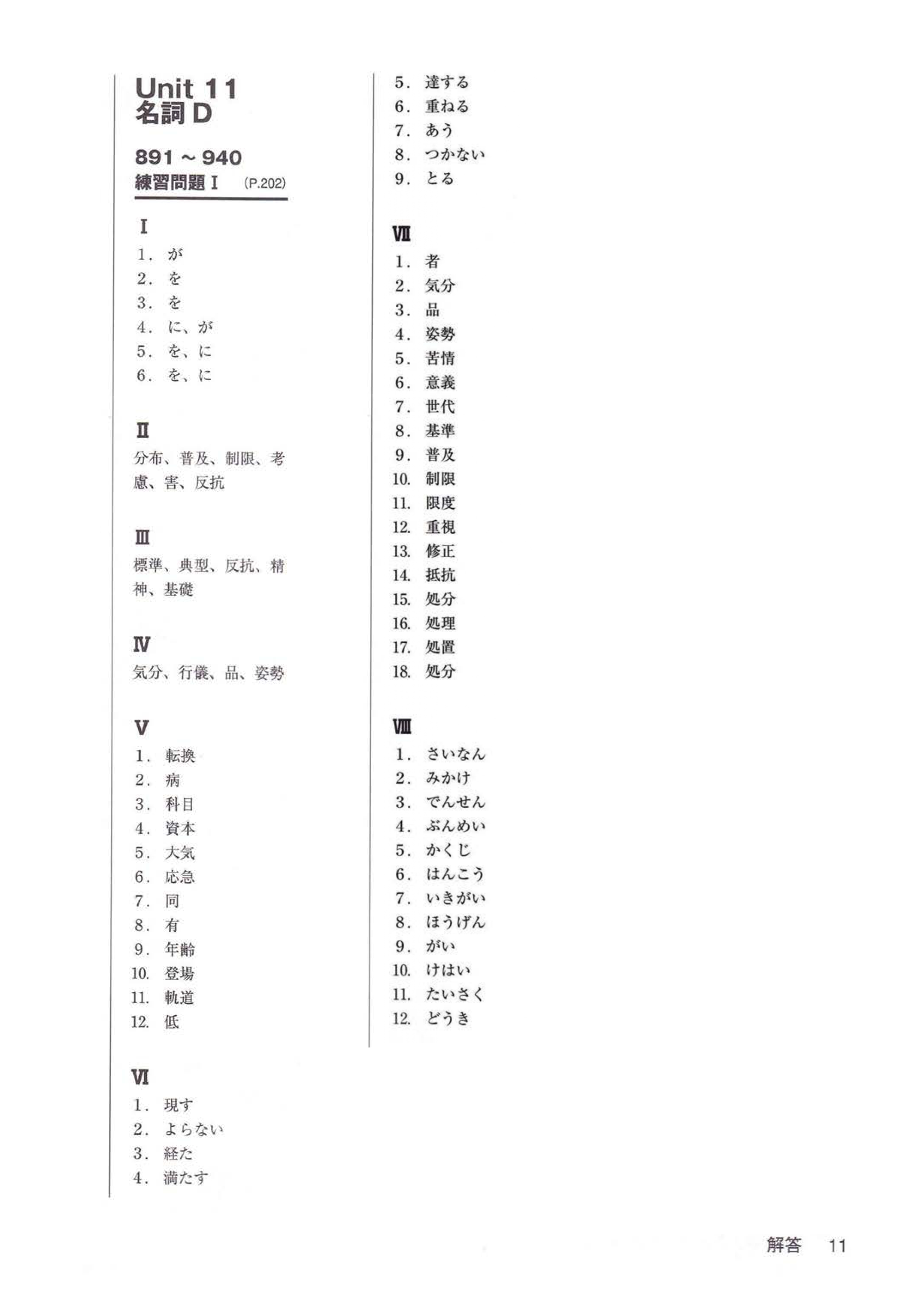 Đáp án đề thi jlpt 7/2024 N3