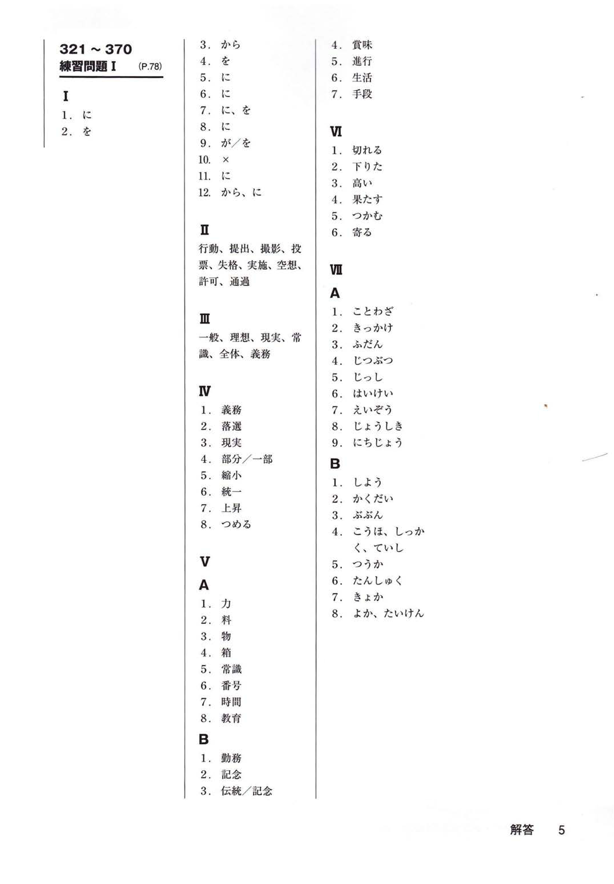 Đáp án đề thi jlpt 7/2024 N3