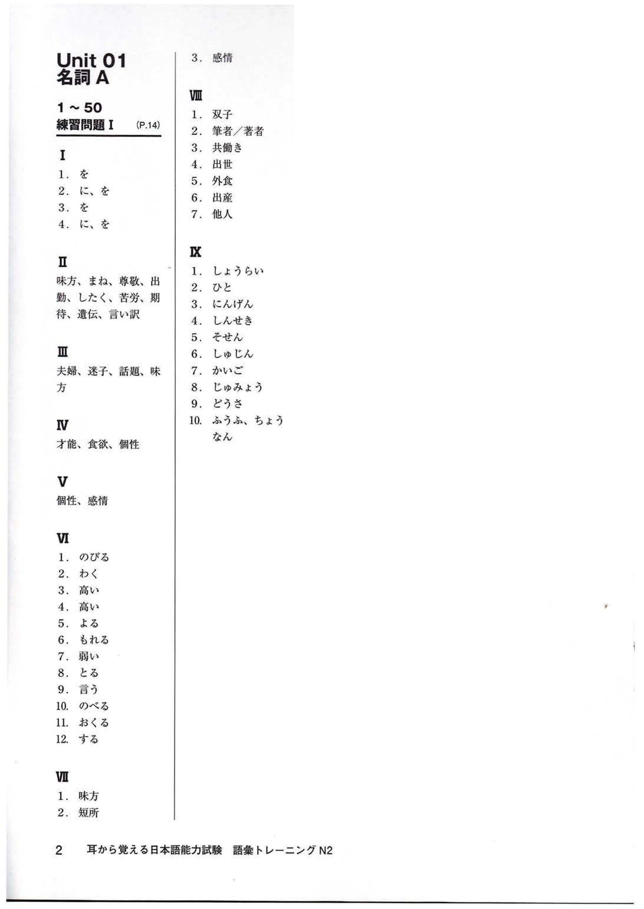 Đáp án đề thi jlpt 7/2024 N3