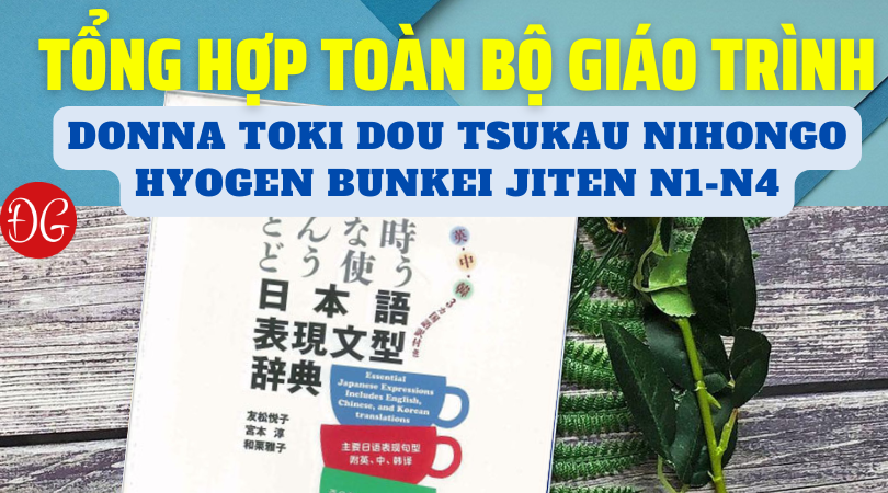 Donna toki dou tsukau nihongo hyogen bunkei jiten N1 N4