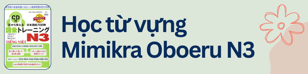 Học từ vựng Mimikara Oboeru N3